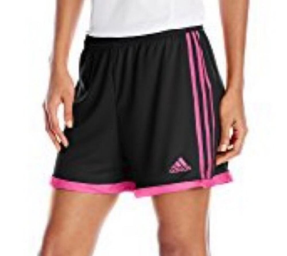 Adidas Black Pink Athletic Running Workout Shorts Small